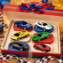 unilabo 6pcs Alloy Mini City Car Model Set, Durable, Mini Collectibles, Party Favors, Multi-Item Party Favor Packs, Push & Pull Toys And Sensory Toys, Party Supplies, Perfect For Holidays, Gifts For Boys And Girls! - Multicolor - View 4