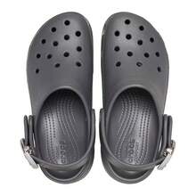 Crocs Hollow Out Clogs Classic Colorful Charm Cloud Clog Sandals 213230-0YK - Carbon Fiber Gray - View 3