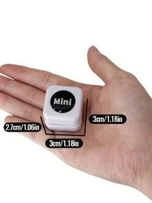 1 Set Mini Magnetic Fish Tank Brush, Fish Tank Scraper, Small Glass Cleaner, Double-Sided Cleaning And Scraping, Algae Removal Tool, Curved Design Algae Scraper, ABS Resin Fish Tank Cleaning Tool, Aquarium Accessory, Glass Cleaner, Washing Tool, Random Color - View 3