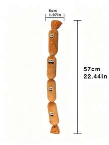 Squeeze-Activated Realistic Dachshund Plush Doll, Interactive Plush Dachshund Doll, Fun Entertainment - Multicolor - View 8