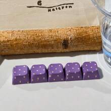 5 Pcs Handmade Craft Polka Dot Keycaps Novelty Design Stress Relief Function Mechanical Keyboard Keycaps Push Button Switch - View 15