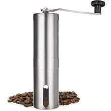 Manual Grain‑Grinding Apparatus Made Of Stainless‑Steel Casing, The Stepless Regulating Structure Alters The Fineness Of Processed Powder. - Silver - View 4