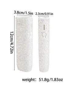 BLBLBL 1件裝多色奢華閃亮水鑽可愛亮面防摔軟殼電子煙保護套，IQOS ILUMA I ONE 煙盒配件，手工全包覆 Lambert 反射閃耀效果，適合美妝愛好者 - 彩色 - 查看 5
