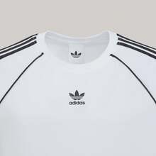 Adidas SST Tee Casual Knit Sports Short Sleeve T-Shirt Relaxed Fit Pullover Top Men's KY2871 - White - View 7