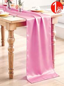 1-6 piezas Camino de mesa de satén rojo, Camino de mesa de seda suave, Faja para silla de 12 pulgadas x 108 pulgadas, Decoración de mesa de comedor y habitación, Perfecto para fiestas, bodas, banquetes, Navidad - Multicolor (12 x 108 pulgadas) - Ver 12