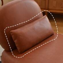 Cute Accent Chair With Velvet Cushion, Brown Wooden Legs - 棕色 - 查看 2