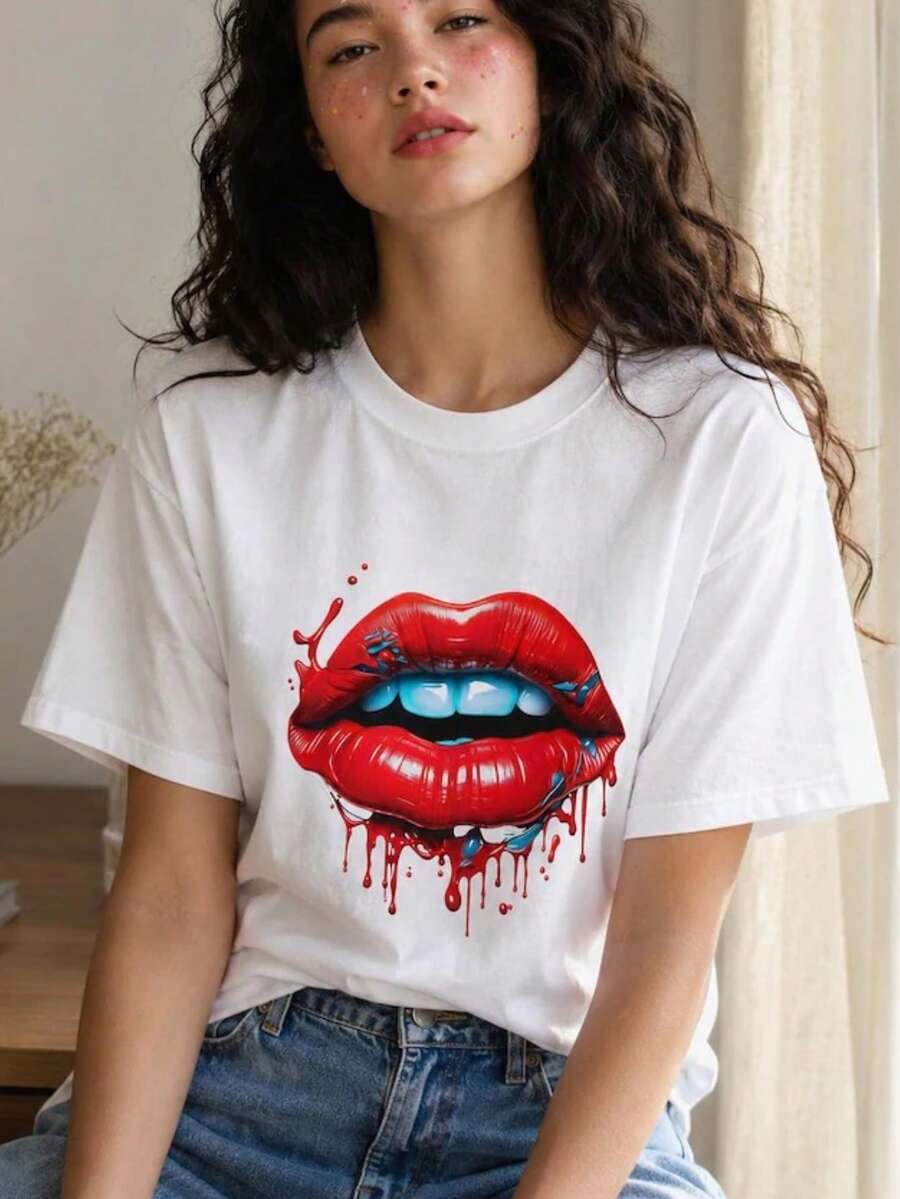 Women T-Shirts - 白色 - 查看 1