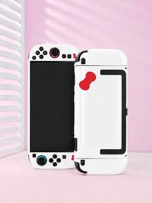 1pc Pink Cute Bow Design Switch Protective Case, Compatible With Switch 2 (2025), Suitable For Switch OLED/Switch NS, With Storage Pouch, Card Slot Base, Game Card Holder, Switch Console Protective Cover, Best Gift For Switch Players - Multicolor - View 17
