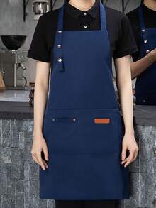 Custom New Waterproof Kitchen Apron, Multi-Functional Pockets, Adjustable Neck Strap, Custom Printed Fashion Apron, Elegant Custom Printed Apron For Women, Waterproof And Stain-Resistant - Multicolor - View 11