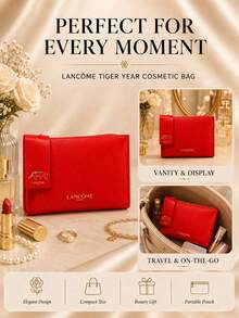 Lancôme 蘭蔻虎年圓筒化妝包 - 紅色 - 查看 9
