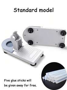 Multifunctional Universal Hot Glue Gun Holder, Compatible With Multiple Glue Gun Models, With Drip Tray, Cable Storage Box And Screw/Small Parts Storage Compartment, Keeps Your Workspace Organized - Multicolor - View 7