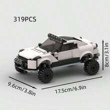 MIKEMENG 360片經典MOC積木賽車套裝,成人DIY可組裝汽車玩具模型,適合收藏,城市科技冠軍杯系列,完美作為生日、萬聖節、聖誕節送給男友、丈夫的禮物 - 型號 - 查看 16