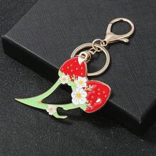 Bộ phụ kiện móc khóa tự vệ an toàn cho nữ hình dâu tây - Nhiều màu - Xem 4