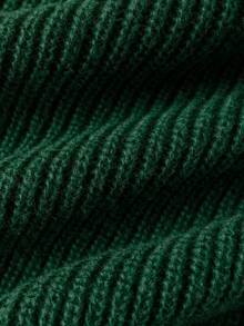 Girls Cute Christmas Gift Embroidered Round Neck Long Sleeve Knit Pullover Sweater, Suitable For Christmas, Daily Wear, Party, Spring, Autumn, Winter - Green - View 9