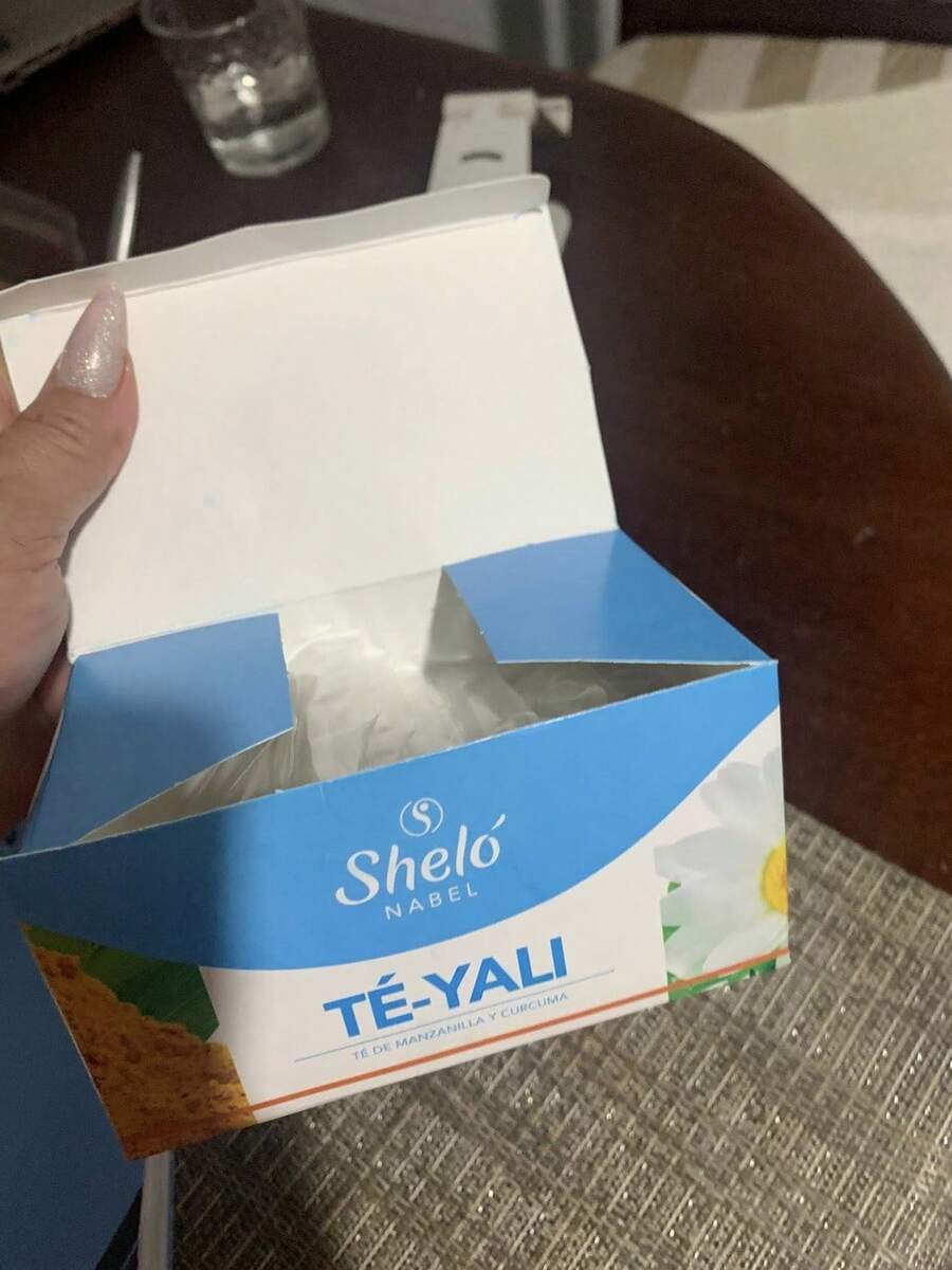Shelo Nabel Té Yali Shelo. Té de Manzanilla y Cúrcuma. Caja con 20 sobres - 20 unidades - Ver 1