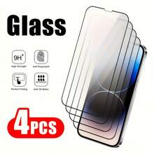 24h Shipping From DE/FR/ES - 4Pack HD Clear Tempered Glass Screen Protector For Samsung Galaxy S22 S23 S24 S25 S26 Ultra &  17 16 15 14 13 12 11 Pro Pro Max Plus & 17 Air, Anti-Scratch Bubble-Free Easy Install, Face ID Compatible, Great Gift For Kids Students - 3PCS - View 8