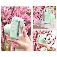 Mini 12 Compatible Transparent Protective Case With Back Pocket + Colorful Shoulder Strap, Clear Crystal Shell Protective Cover, Easy Installation PV Shell, Anti-Yellowing, Anti-Drop, Anti-Scratch Photography Camera Protective Accessory - View 4