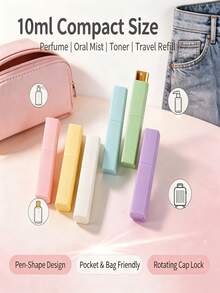 Can Add 10ml Of Different Colored Liquids Into The Perfume Spray Bottle. This Spray Bottle Is Compact And Portable, Easy To Carry And Travel, And Can Be Easily Placed In Various Bags And Pockets. It Is Suitable For Outdoor Gatherings, Travel, Camping, Running, Cycling, Hiking And Other Activities - Multicolor - View 7