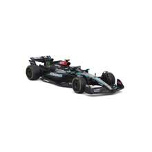 Burago Formula 1 Mercedes-F1 窗盒模型車,12.5cm,黑色與銀色 - 彩色 - 查看 6