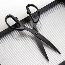 Multifunctional Black Stainless Steel Handmade Scissors, Smooth And Sharp Blade, Practical And Durable Manual Scissors, Suitable For DIY Art Creation, Office Desk Use, School Learning And Various Home Cutting Scenarios - Multicolor - View 7