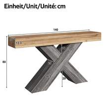 Coffee Table Walnut - Side Table Brown - Natural - 查看 5