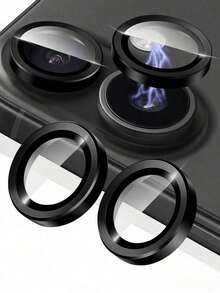 3pcs Lens Protector Film Compatible With IPhone 16e/18/18 Pro/18 Pro Max/11-18 Pro Max - Black - View 35