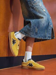 Kappa TIFO Retro Versatile Training Shoes Sports Casual Sneakers - Ceylon Yellow/Black - View 4