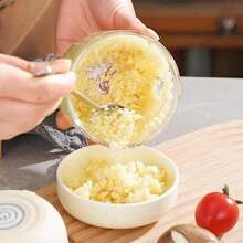 Electric Garlic Chopper, 4 Sharp Blades,Portable Veggie Chopper, 300ML Garlic Grinder Masher Onion Chopper, Blender To Vegetable, Cordless Food Processor For Ginger, Chili, Fruit, Meat, Spices, Beans, Etc - Blue - View 2