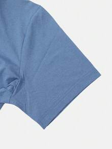 Nike Men's AS M NK DF UV HYVERSE SS TOP Short Sleeve T-Shirt Knit Collarless Short TIV4813-459 - Blue - View 6