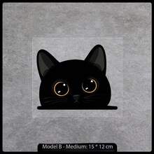 Black Cat Peeking Vinyl Car Decal Sticker, Waterproof, Suitable For Furniture, Car Body, Windows, Bumpers, Rear Windshield, Laptop, Suitcase, Walls, Scratch Cover, Creative Car Sticker For Car, Motorcycle, Electric Vehicle - Multiple Styles - View 20