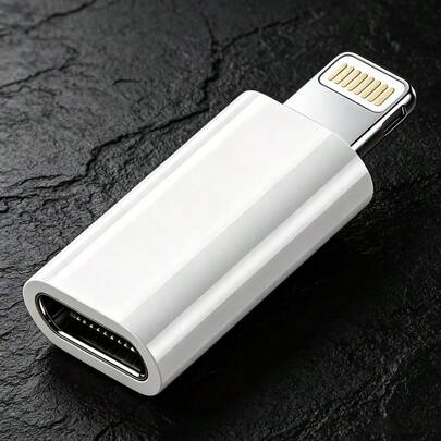 محول Type-C إلى Lightning لهاتف ، يدعم المكالمات/الموسيقى/الشحن/نقل البيانات، محول USB-C إلى Lightning أنثى إلى ذكر، صغير الحجم وقابل للحمل، يدعم الشحن ومزامنة البيانات للهواتف والأجهزة الأخرى، تصميم عصري بسيط، متوفر في عبوات 3 أو 5