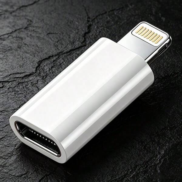 محول Type-C إلى Lightning لهاتف ، يدعم المكالمات/الموسيقى/الشحن/نقل البيانات، محول USB-C إلى Lightning أنثى إلى ذكر، صغير الحجم وقابل للحمل، يدعم الشحن ومزامنة البيانات للهواتف والأجهزة الأخرى، تصميم عصري بسيط، متوفر في عبوات 3 أو 5