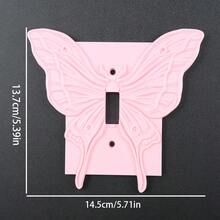 1 buah Panel Saklar Plastik Cetak 3D Berbentuk Kupu-kupu, Penutup Saklar Dinding Ukiran Personalisasi dengan Suasana Vintage Halloween - beraneka warna - View 13
