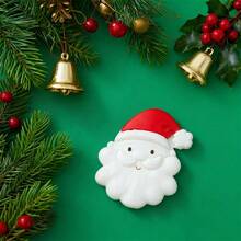 1pc Santa Claus Pattern Silicone Mold, Suitable For Photography Props, Handmade Crafts, Plaster And Holiday Candle Decoration, Easy To Demold, Reusable - Multiple Styles - View 3