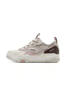 XTEP New Women's Versatile Casual Sports Sneakers - White-grey/Brown-pink - View 1