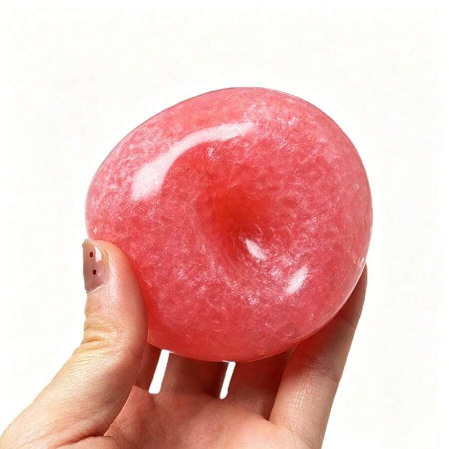 1 buah Bola Es Krim Rasa Persik - Sentuhan Lembut - Pereda Kecemasan - Mainan Penghilang Stres - Ulang Tahun - Pesta - Halloween - Hadiah Terbaik - MultiWarna - View 1
