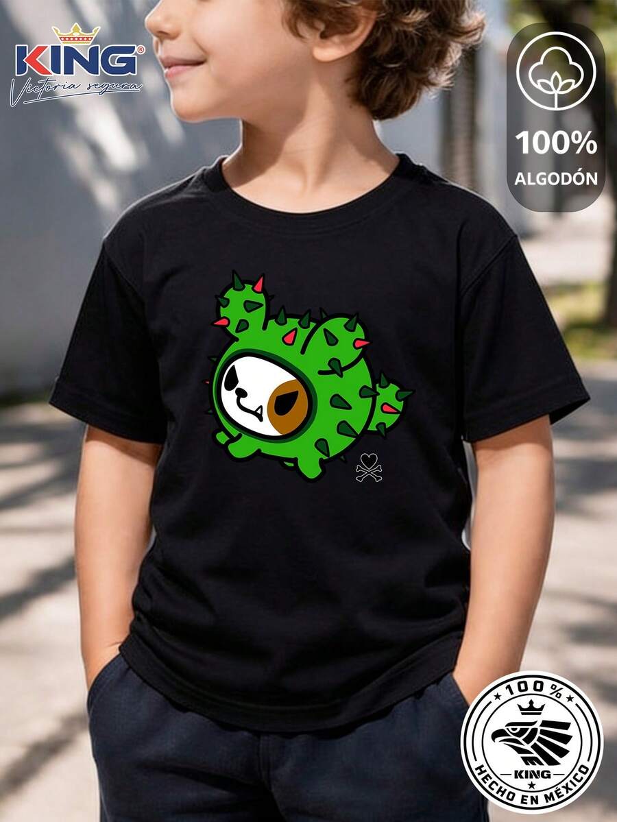 TOKIDOKI Tween Boys T-Shirts - Black - View 1