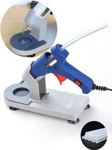 Multifunctional Universal Hot Glue Gun Holder, Compatible With Multiple Glue Gun Models, With Drip Tray, Cable Storage Box And Screw/Small Parts Storage Compartment, Keeps Your Workspace Organized - Multicolor - View 9