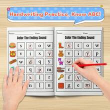 Ending Sound And Alphabet Letter Find Practice Book, Fun Phonics Activities To Learn Final Letter Sounds, Spot Trace And Color Letters A To Z, Great Workbook For Home School And Travel - Alphabet Book - View 4