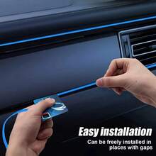 Car Interior Decorative Light Strip Ambient Light Cold Light Decoration Dashboard Center Console Car LED Ambient Light Accessories - A - View 5