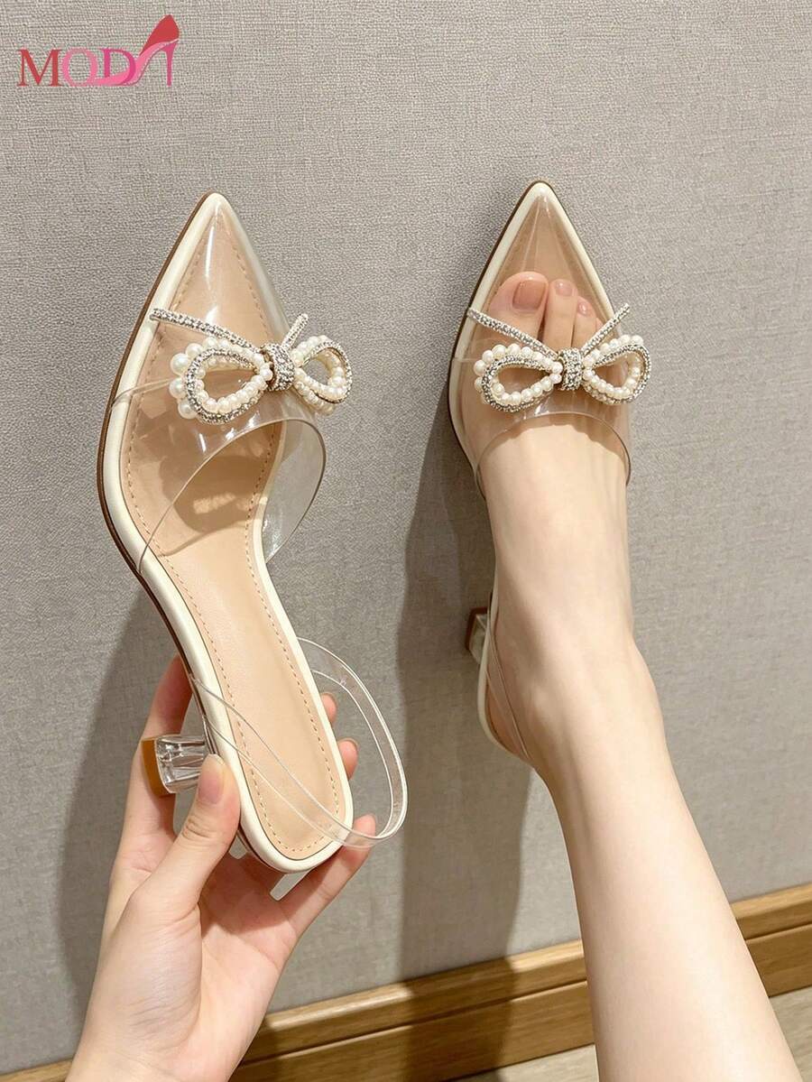 Women Pumps - Clear - View 1