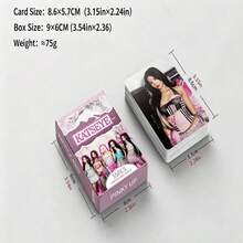 1pc, New 55pcs KATSEYE Debut EP Album Photocards, International Girl Group Star KPOP Merchandise LOMO Collectible Photocards, Star Merchandise LOMO Cards - Card - View 3