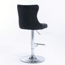 Barstools - Black + Velvet + Foam - View 9
