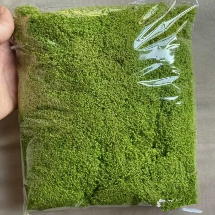 20-500g Artificial Moss Lawn, Realistic Faux Moss, Fake Moss Micro Landscape Arrangement, Lifelike Green Plant Lawn, Suitable For Micro Landscape, Green Plant Lawn, Potted Plant Window Sill Decoration, Landscape Design, Handmade DIY And Home Decor