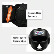 GINGPAI Professional Boxing Headgear Sanda Combat Muay Thai Adult Youth Head Protection Taekwondo Training Competition Protective Gear Unisex Thick - Multicolor - View 7