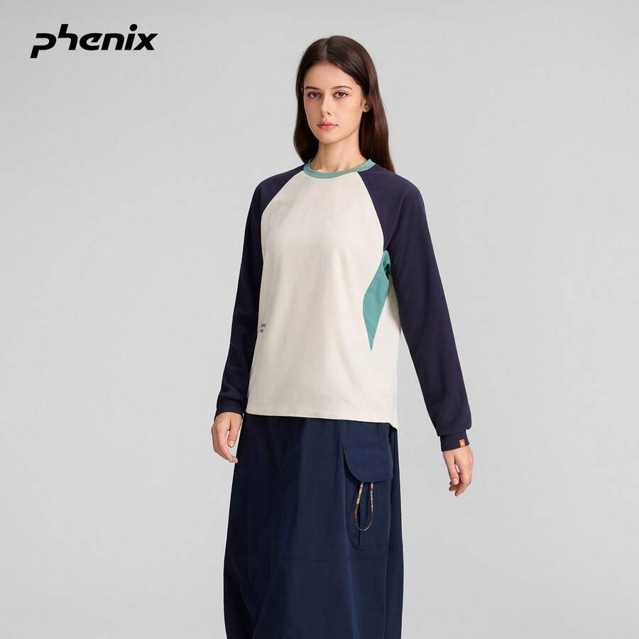 Phenix 女款輕量戶外休閒防潑水工裝鬱金香裙,新款 - 深海藍 - 查看 1