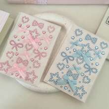 [Back To School]4pcs/3pcs/2pcs/1PC 3 Colors 2 Styles Solid Color Rhinestone Stickers, Including Heart, Bow, Musical Note And Other Geometric Patterns, Suitable For Students' Decoration Cards, Gifts, Notebooks, Diaries, And Can Also Be Used As Gifts - Multicolor - View 18