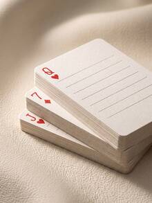 1Set (54 Pcs) Personalized Custom Wedding Playing Cards, Replica Card Deck With Editable Text & Guest Book Lines, Unique Reception Table Favors & Keepsakes For Bridal Couples Guests Friends Family, Elegant Wedding Party Gift Idea - Multicolor 3 - View 3