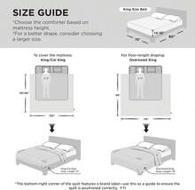 Bedsure Comforter Duvet Insert - Quilted Comforters King Size, All Season Duvet, GentleSoft Down Alternative Bedding Blanket, With 8 Tabs, Gifts For - ColorS - View 7