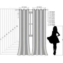 1件白色天鵝絨大理石紋金箔印花濾光窗簾，適用於臥室、客廳、餐廳裝飾，頂部鎖環設計，易拆卸 - 白色 - 查看 4
